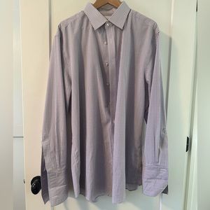 Charles Tyrwhitt Non Iron Slim Fit 100% Cotton Mens Dress Shirt - Size 17 1/2